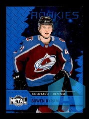 2020-21 Skybox Metal Universe Blue Spectrum Bowen Byram #120 Rookie RC